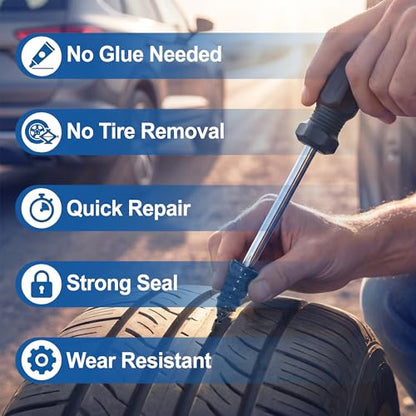 HMPLL 61 PCS Tire Repair Screws Kit