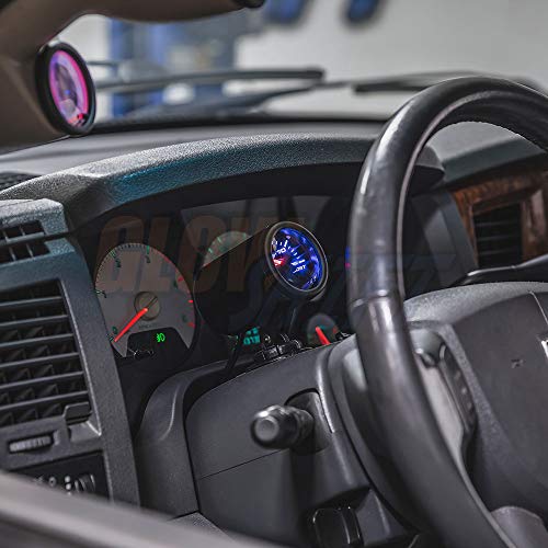 GlowShift Universal Black Single Swivel Dashboard Gauge Pod Holder