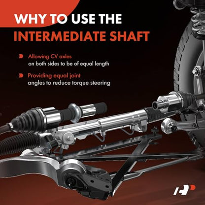A-Premium Front Left Driver Side CV Intermediate Shaft