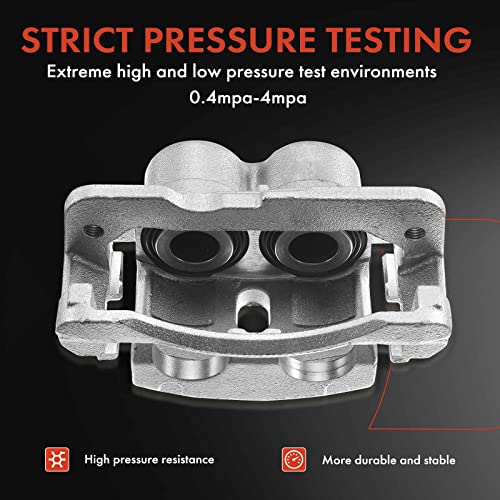 A-Premium Rear Right Passenger Disc Brake Caliper with Bracket - style: Rear Passenger