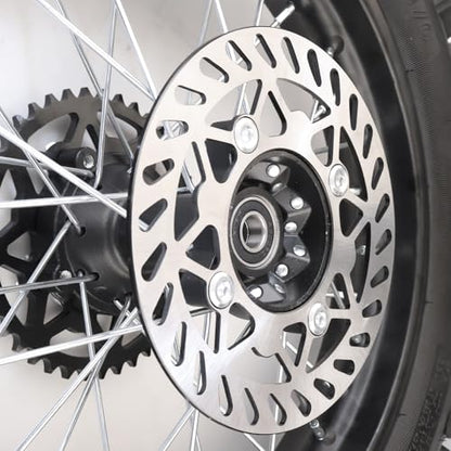 3.00-14 90/100-14 Dirt Bike Rear Rim Wheel Tire With 15mm Bearing for 125cc 140cc 150cc 160cc Kayo TT140 TTR125 RM80 RM85 KLX140R DB17 DB27 X-Motos Apollo RFZ DB-X18 SSR SR150 Baja Pit Bike
