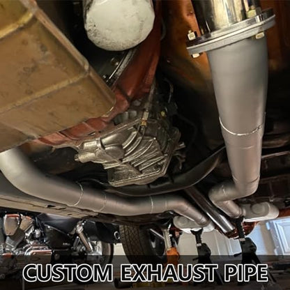 A-KARCK Exhaust 45 Degree Tube 3" OD 2 Pack, Stainless Steel Exhaust Pipe Mandrel Bend, Custom Your Own Exhaust System - size: 3.0", style: 45 Degree - 2pcs