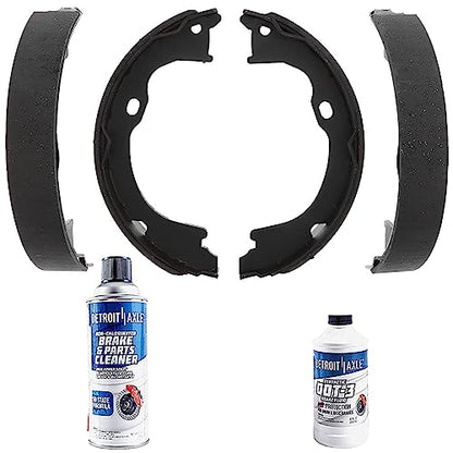 Detroit Axle - Rear Brake Shoes for Jeep Wrangler JK Liberty Gladiator - size: 4P50345/Kit