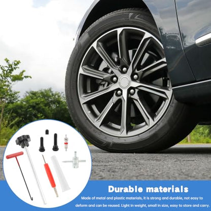 Quick Change Tire Valve Stem Core Replacement Tool Kit