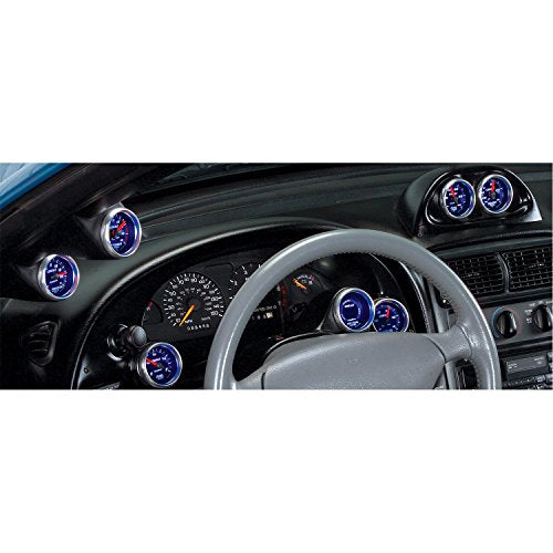 Auto Meter 10001 Gauge Works Dual Gauge Dash Pod, Black
