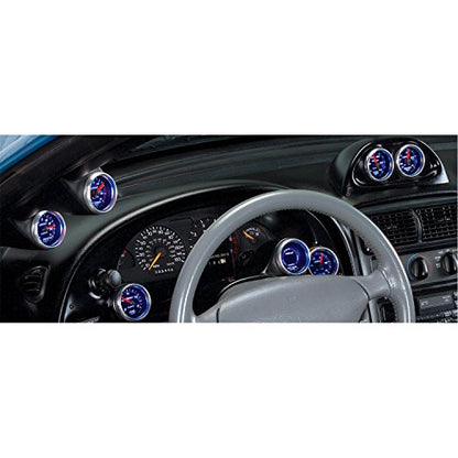 Auto Meter 10001 Gauge Works Dual Gauge Dash Pod, Black