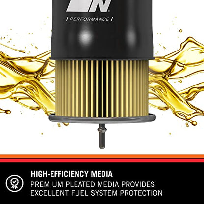 K&N Gasoline Fuel Filter: High Performance Fuel Filter, Premium Engine Protection, Compatible with 1982-2013 Ford, Lincoln, Mercury, Mazda Fuel Injected Gasoline Engines, PF-2300
