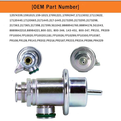Fuel Pressure Regulator for GM Chevy Buick Cadillac GMC Isuzu