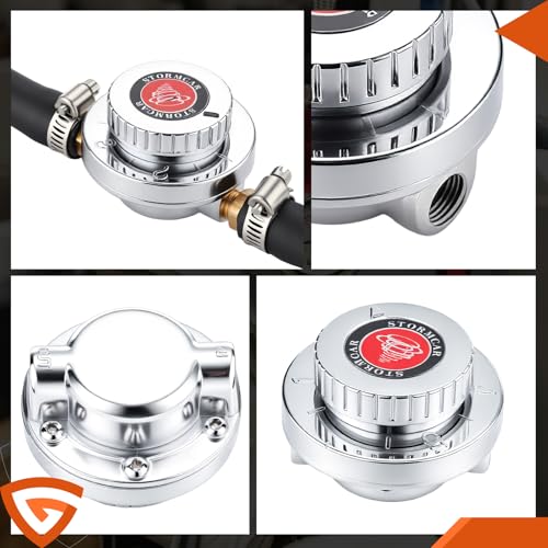 GEARLAST 1-5 PSI Fuel Pressure Regulator Carburetor Carb Fuel Pump Kit