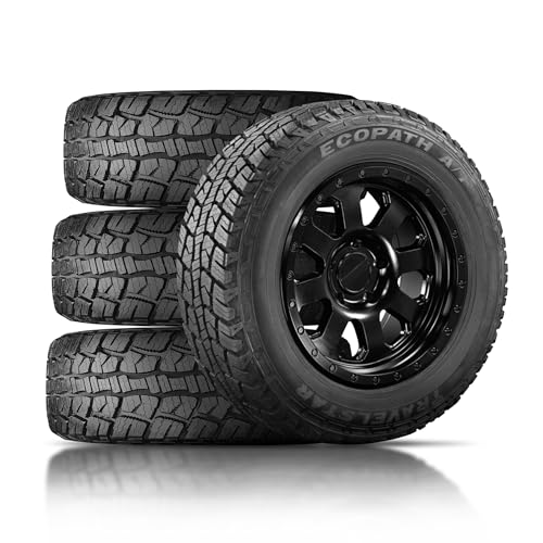4 Pack:Travelstar Ecopath AT LT245/75R16 10 Ply 120/116S Light Truck Tire - size: LT245/75R16 10pr