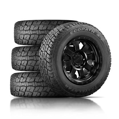 4 Pack:Travelstar Ecopath AT LT265/70R17 10 Ply 121/118S Light Truck Tire - size: LT265/70R17 10pr