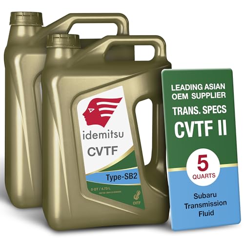 Idemitsu CVT Type SB2 Transmission Fluid for Subaru – 5 Qt, Pack of 2 - size: 5 Quart, style: 2 Pack