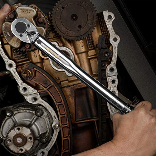 EPAuto 3/8-Inch Drive Click Torque Wrench 10-80 Ft-lb./ 13.6-108.5 Nm - size: 3/8 Inch Drive (10-80 ft.-lb.)