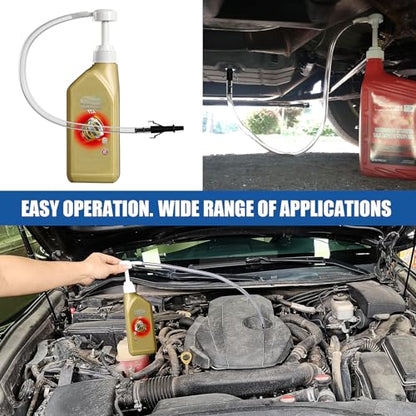 Fluid Pump for Standard Quart Bottles， 8cc Per Pump Stroke, Transmission Fluid Pump with 3rd Hand Adapter, Differential & Transmission Fluid，Transfer Gear Oil Transmission and Differential Fluid Pump - color: 8CC-1Pack