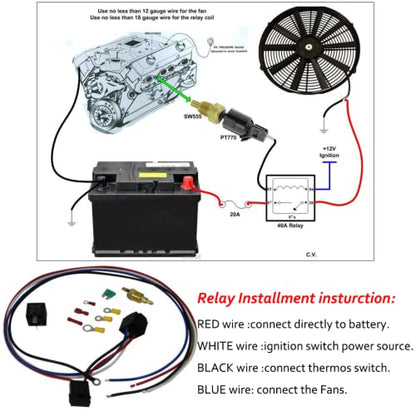 Aluminum Radiator + Shroud Fan + Relay Compatible with 2005-2018 Nissan Frontier Xterra Pathfinder 4.0L V6 2006 2007 2008 2009 2010 2011 2012 2013 2014 2015 2016 2017 Radiator