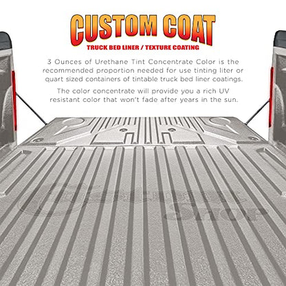 Custom Coat 3 Ounce, Haze Gray, Bedliner Tint Concentrate - color: Haze Gray, size: 3-Ounce (Pack of 1)