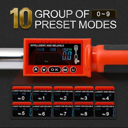 Hairich 3/8 torque wrench digital, Electric Torque Wrench 5-100FT-LB