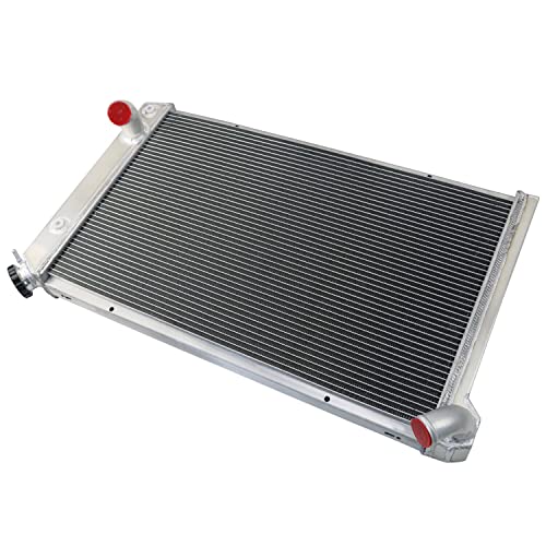 Aluminum 4 Rows Core Radiator For 1973-1976 74 75 Chevy Corvette C3 Base Stingray 5.7L 7.4L V8
