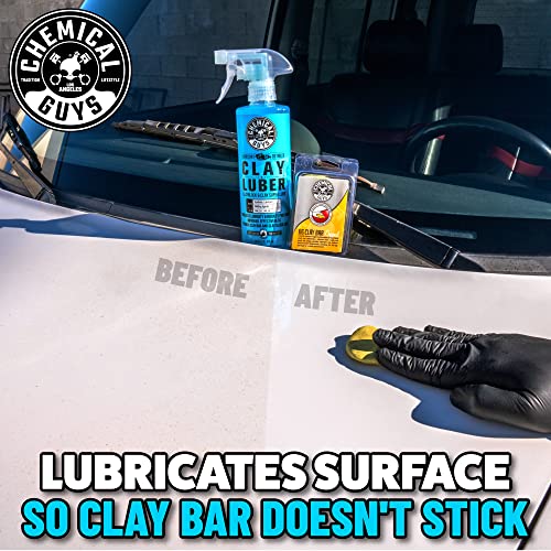 Chemical Guys, OG Clay Bar & Luber Synthetic Lube Kit, Medium Duty, 2-Piece - style: OG Light/ Medium Clay Bar Kit