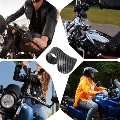 2Pcs Cruise Throttle Assist Handlebar Motorcycle Cruise Control Wrist Throttle Assist Rest Control Handlebar Grip Motorcycle Accessories for Motorcycles Scooters Electric Bike
