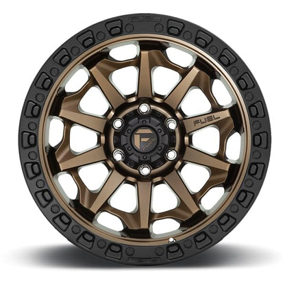 FUEL OFF-ROAD COVERT 15X8 5X5.5 3.75-19mm MATTE BRONZE BLACK BEAD RING - D69615808537 - color: MATTE BRONZE BLACK BEAD RING, size: 15X8, 5X5.5, 3.75, -19mm