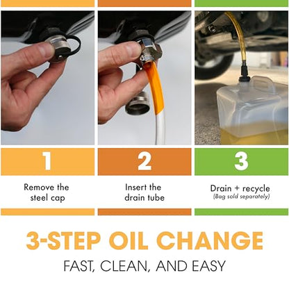 ValvoMax Oil Drain Valve – Quick Twist Oil Drain Plug for Mess-Free DIY Oil Changes – No Tools Required – M12-1.75 Thread Size – Veteran-Owned American Brand - size: M12-1.75