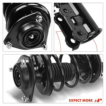 A-Premium Front and Rear Complete Strut Assemblies with Coil Springs - style: Front Strut + Rear Strut