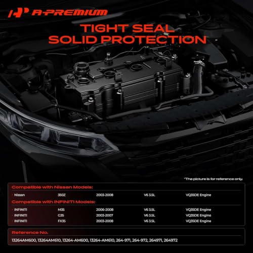 A-Premium Left and Right Engine Valve Cover Kit with Gasket & Bolts - style: Left and Right Covers