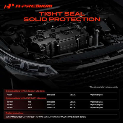 A-Premium Left and Right Engine Valve Cover Kit with Gasket & Bolts - style: Left and Right Covers