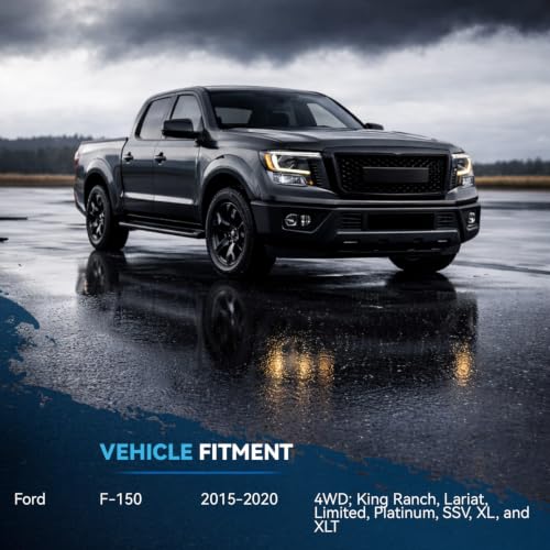 Detroit Axle - 4WD Front Struts for 15-20 Ford F-150 - size: 173032L_173032R/Pair