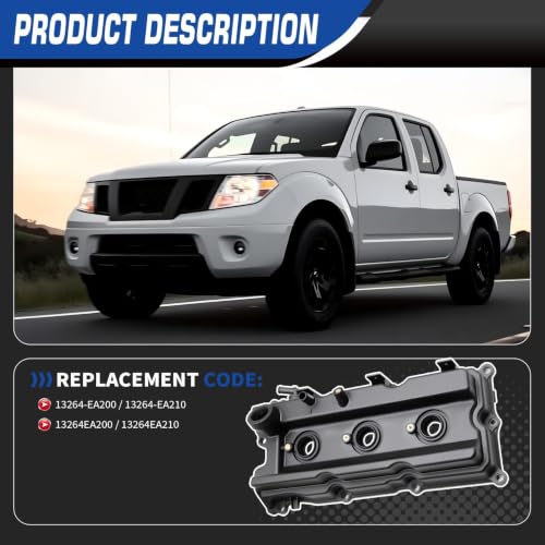 Valve Cover Pair with Gaskets Compatible with Frontier Pathfinder Xterra - size: Valve Covers + Gaskets