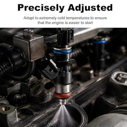 4 Holes Fuel Injector 0280158233, Replacement for Chrysler Replacement for Dodge Ram 1500/2500/3500 3.6L and More, Replaces 5184085AC, 4G2269 FJ1147