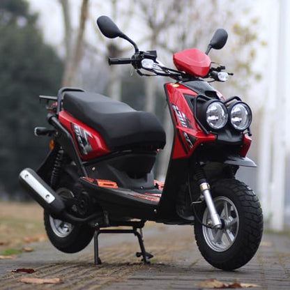 Minho Muffler Exhaust Header Tail Pipe Fits for Gy6 125cc 150cc TaoTao Vitacci Spark Zoom 150 Gas Engine Scooters Ideal for Moped Gator 150 f2 Riders