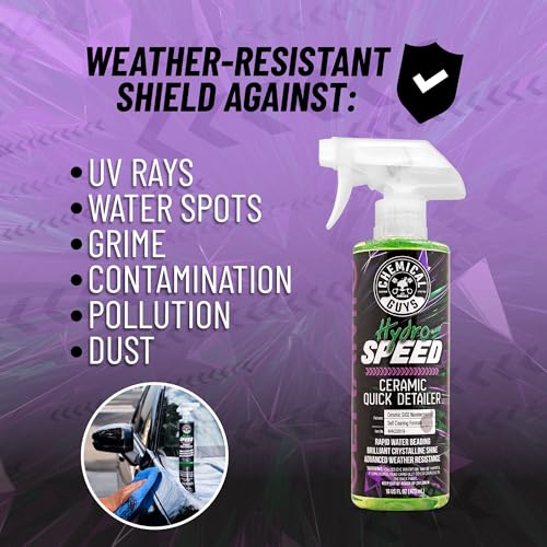Chemical Guys, HydroSpeed Ceramic Quick Detailer Spray, Slick Gloss, 16 oz