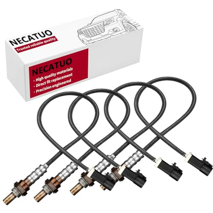 15716 15717 Upstream Downstream O2 Oxygen Sensor (Set of 4) Compatible with Ford Ranger Mustang Expedition Explorer Escape F150 F250 F350 Mazda Tribute Lincoln Mercury for 234-4127 234-4071 - size: (4 PCS) 234-4127 234-4071