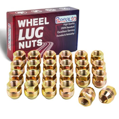Set of 24 M14x1.5 Wheel Lug Nuts 14mmx1.5 Studs with 5/6 Lug - size: Pack of 24