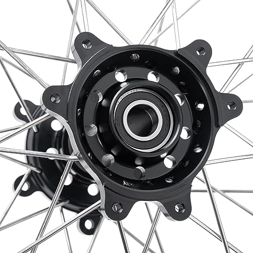 TOFR 17"x4.25" CNC Spoke Rear Wheel Rim Hub for Sur-Ron Ultra Bee Black - color: Black, size: N/A Front 17" Rear