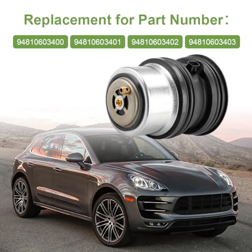94810603401 Coolant Thermostat Compatible with Porsche Cayenne 2011-2017 - size: 94810603401
