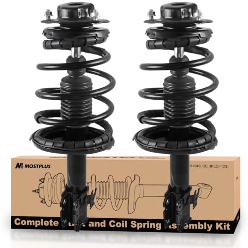 MOSTPLUS Front Complete Strut Assembly & Shock Absorber w/Coil Springs compatible with 1992-1996 Toyota Camry 2.2L, Replace 171979 171980 (Set of 2) - size: Front Struts(Set of 2), style: 1992-1996 Camry