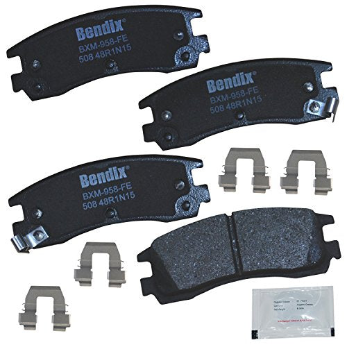 Bendix Priority1 CFM508 Rear Brake Pads for LeSabre,Park Avenue,Regal,Riviera,Allante,DeVille,Eldorado,Seville,Lumina,Monte Carlo,Aurora,Supreme,Toronado,Bonneville,Grand Prix,SC,SC1,SC2,SL,SL1,SL2 - size: CFM508