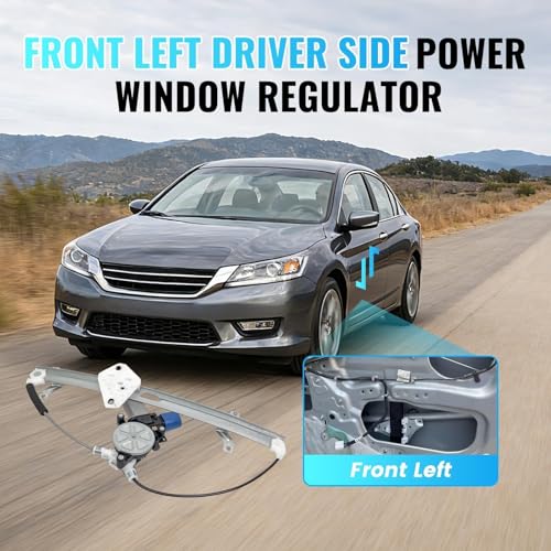 741-306 Front Left Driver Side Power Window Regulator with Motor 6 Pins - style: 741-306