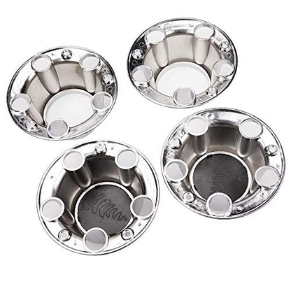 GRAND ORANGE 4PCS Center Caps Hubs Set ABS Plastic Wheel - color: Fit 1980-1996 F150 (4 PCS)