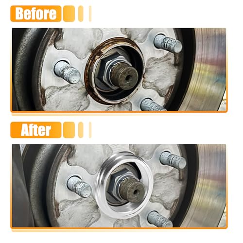 X AUTOHAUX 4pcs OD 60.1mm to ID 56.6mm Aluminum Hub Centric Rings - size: 60.1mm ID to 56.6mm OD