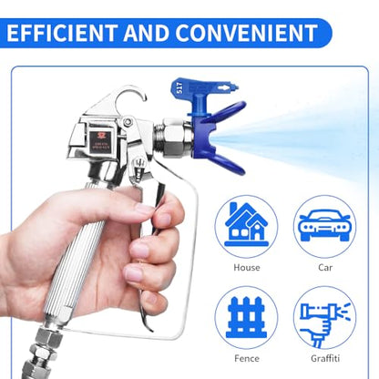 6Pcs Reversible Spray Nozzle Tips,Airless Spray Tips,Airless Spray Gun Nozzle,Tip Guard and Airless Spray Tip Organizer. (211,313,415,517,623) - style: 211,313,415,517,623