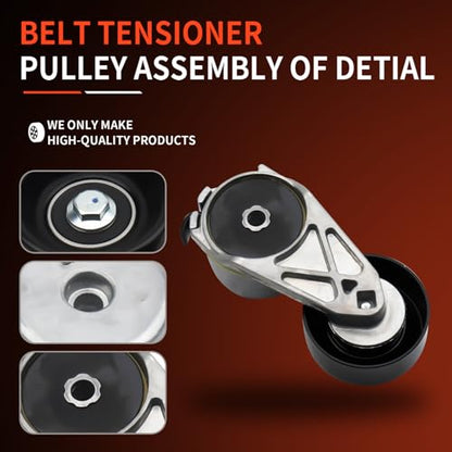 38155 Belt Tensioner Assembly w/Pulley for Ford Ranger B2300 - size: 38155
