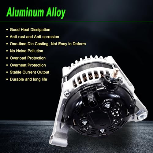 Alternator Fit 07-10 Liberty/Dodge Nitro;11-13 RAM 1500 3.7L 4.7L - size: 2009-2010 Ram 1500