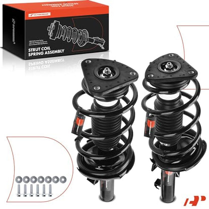 A-Premium Front Complete Strut Assemblies with Coil Springs, Set of 2 - style: Front Struts fit Mazda 3 2004-2013