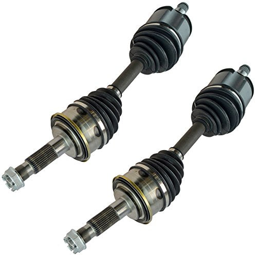 TRQ Front 2 Piece CV Axle Shaft Assembly Set - style: CSA82466