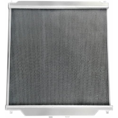 Aluminum Radiator For 2003-07 Ford F250 F350 F450 6.0L Super Duty Upgraded - size: 2-Row Radiator w/CNC Cap