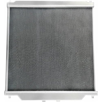 Aluminum Radiator For 2003-07 Ford F250 F350 F450 6.0L Super Duty Upgraded - size: 2-Row Radiator w/CNC Cap